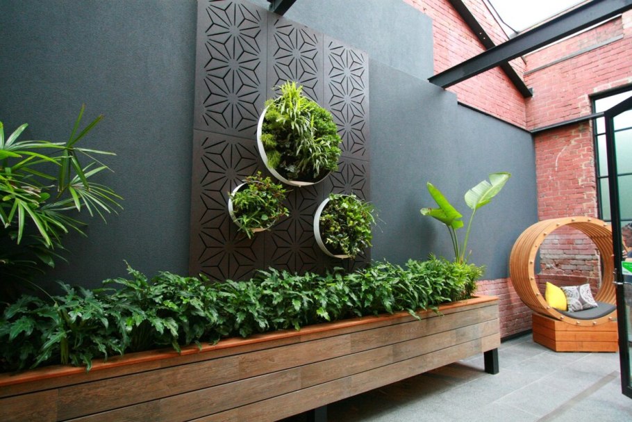 Фитостена в интерьере