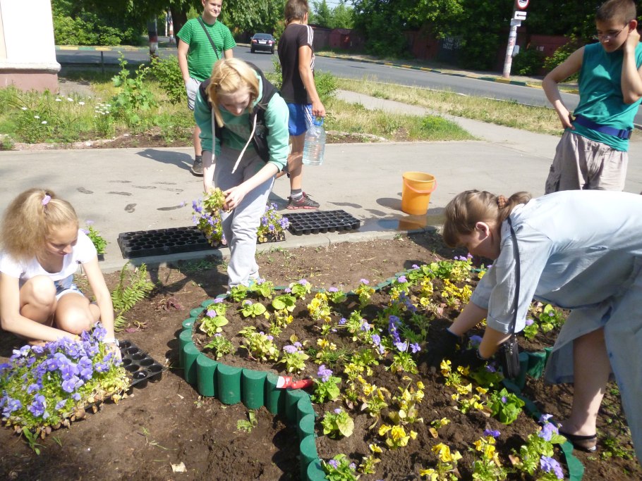 Благоустройство школьной территории