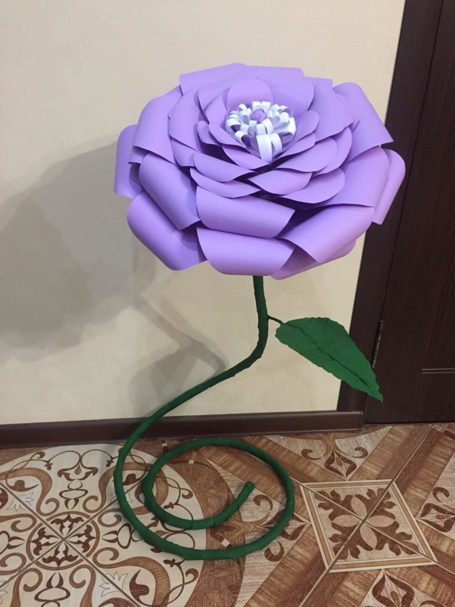Цветы из бумаги для декора