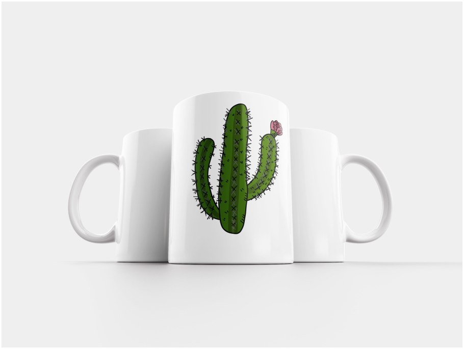 Кружка Кактус керамика