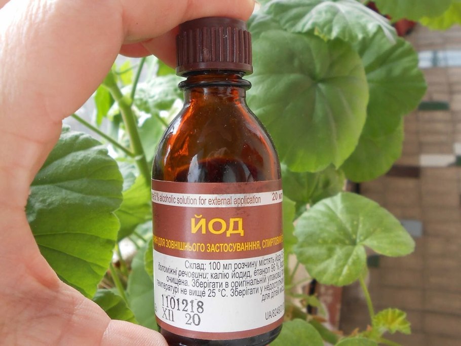 Йод для цветов комнатных