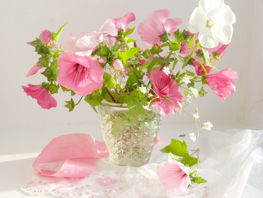 Элитные искусственные цветы герань