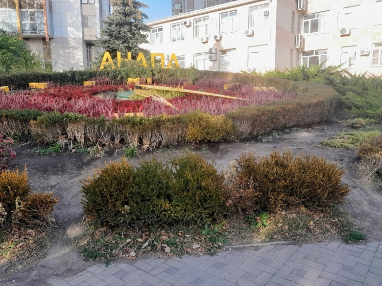 Цветочные часы Анапа