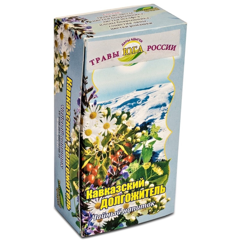 Травы кавказские в пакетиках