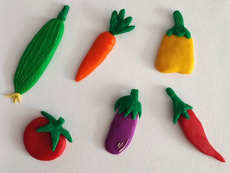 Овощи пластилин