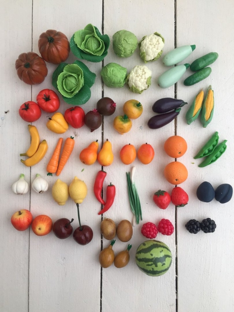 Набор овощей фруктов