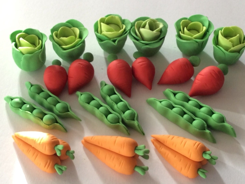 Лепка овощей