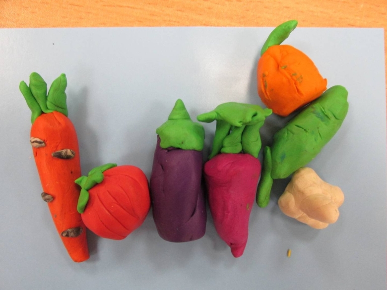 Лепка фрукты для игры в магазин подготовительная группа