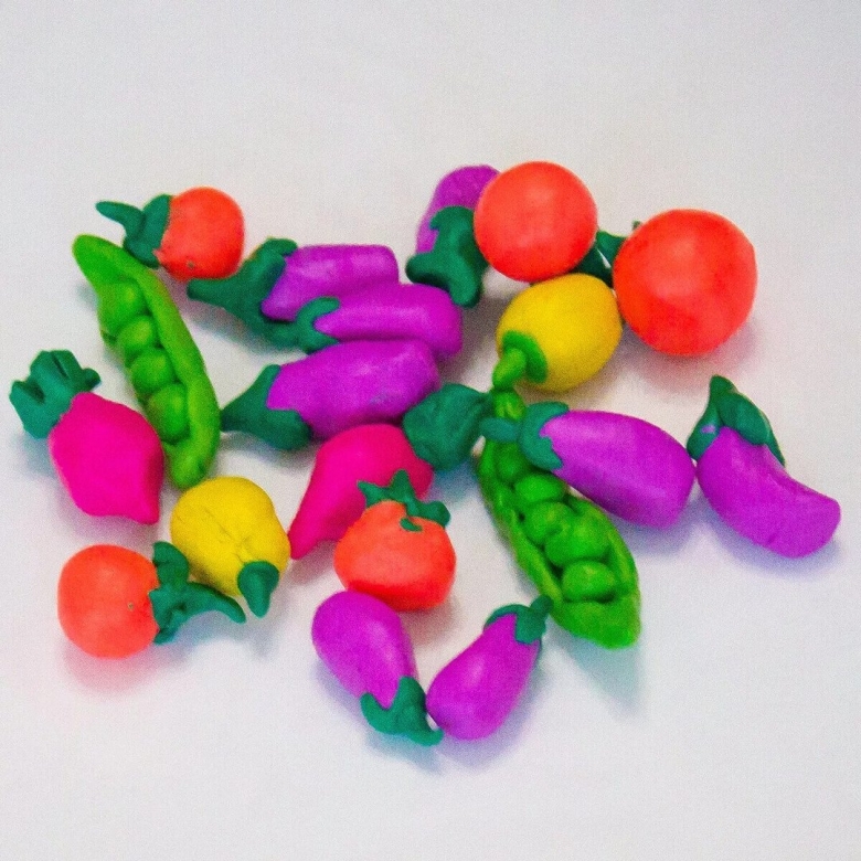 Лепка овощи