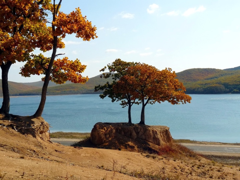 Ущелье Дарданеллы Приморский край осенью