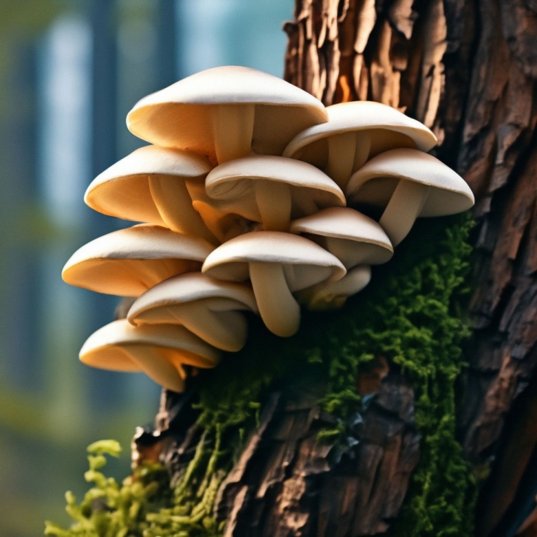 Пушистые грибы