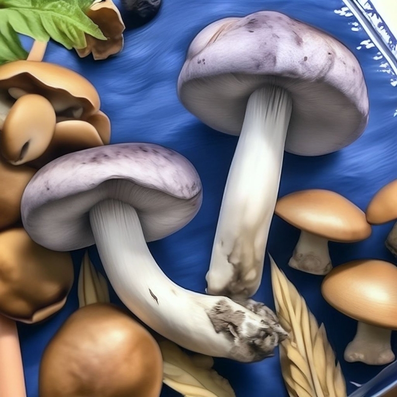 Рядовка фиолетовая гриб