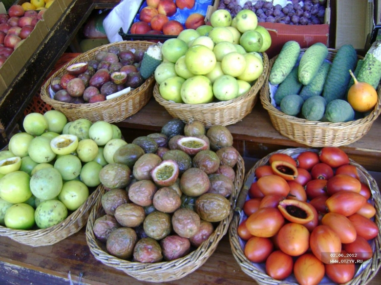 Экзотические фрукты Абхазии