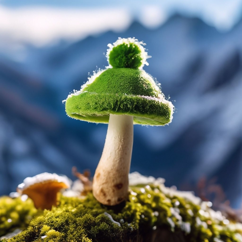 Гриб необычный