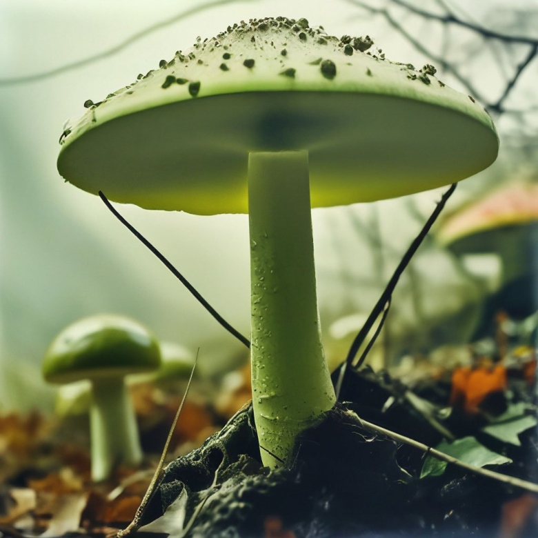 Гриб поганка