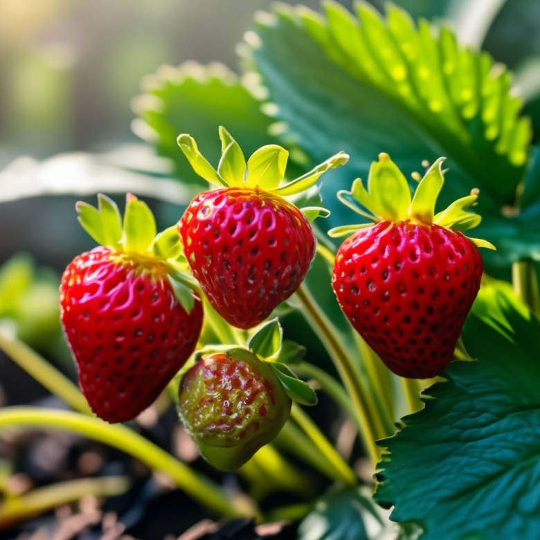 Куст клубники