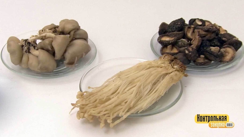Грибы Эноки и шиитаке