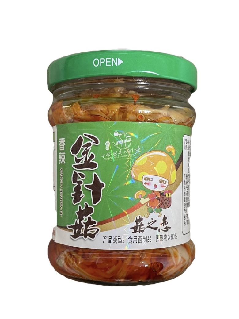 Китайские маринованные грибы эноки