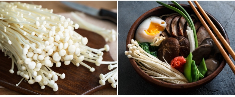 Корейские грибы эноки