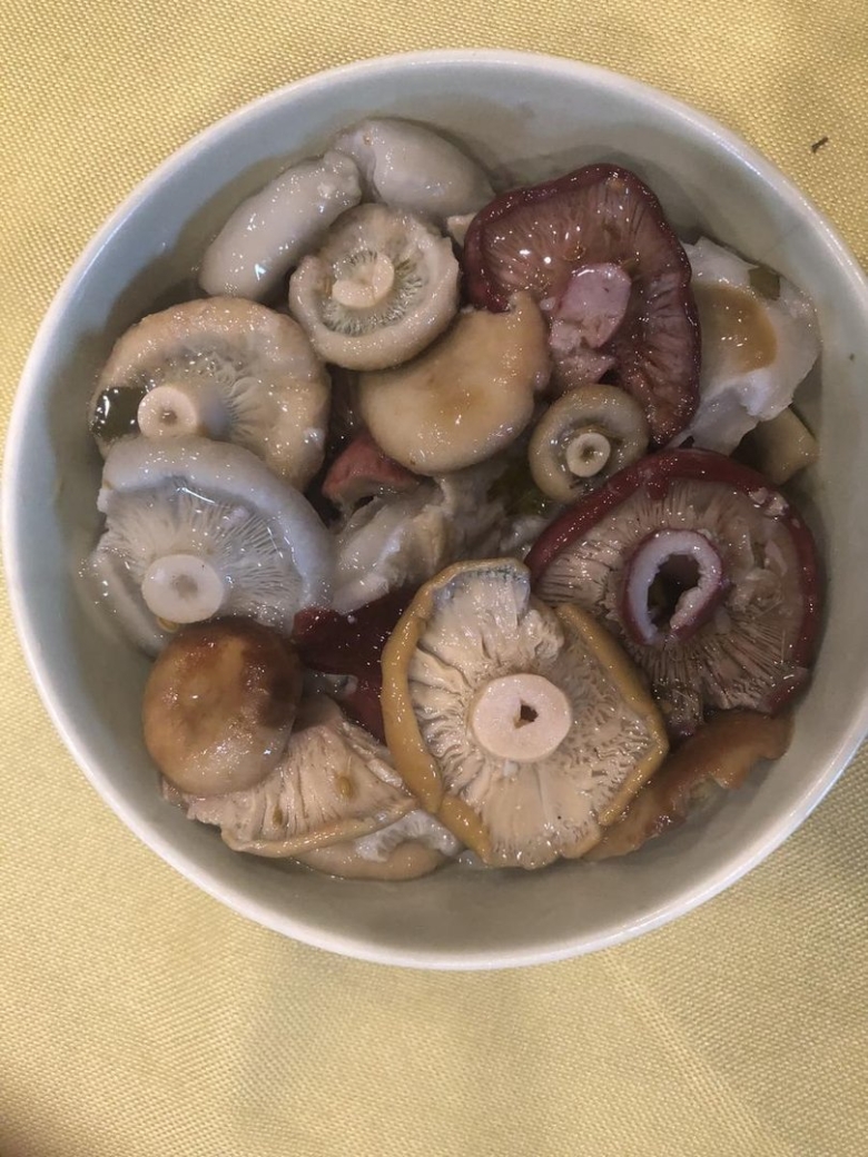 Волнушки грузди соленые