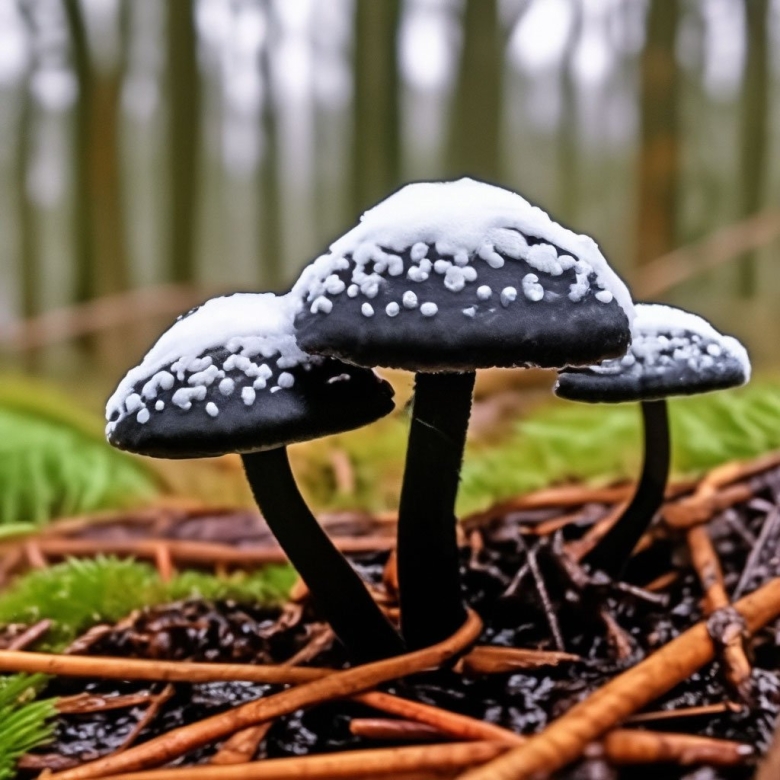 Гриб строфария сине зеленая