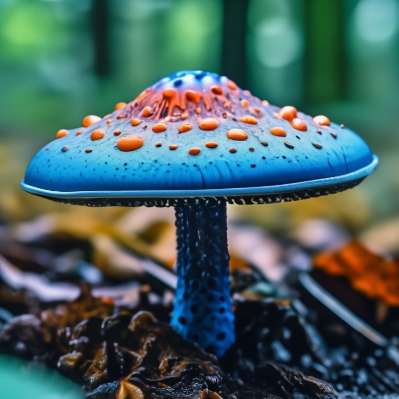 Мухомор синий