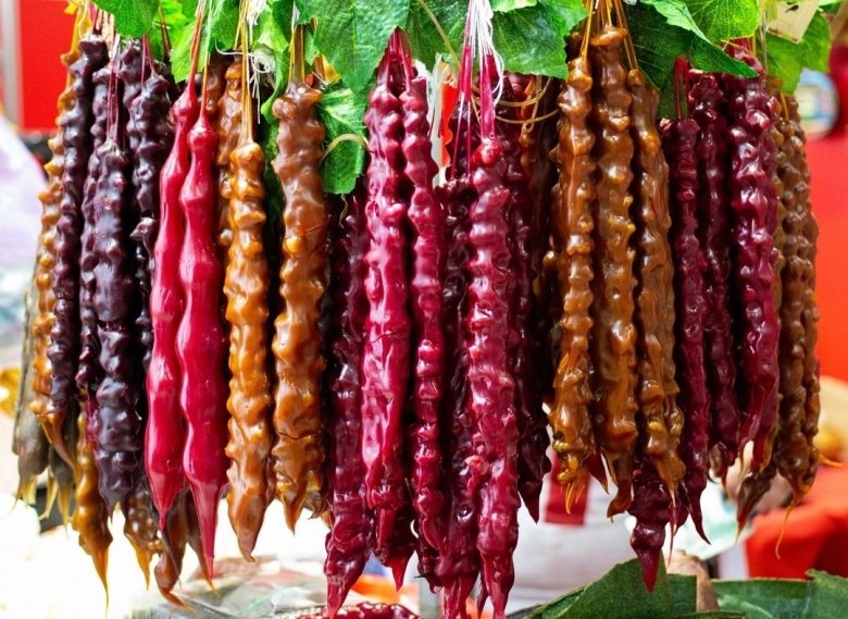 Сладости Абхазии чурчхела