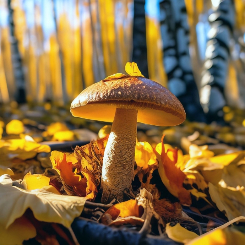 Осень грибы