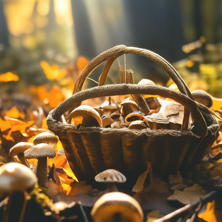 Осень грибы