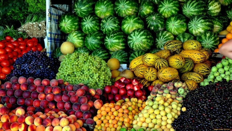 Узбекские фрукты и овощи