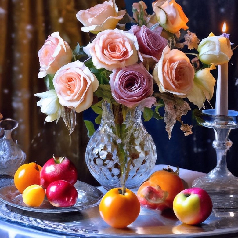 Натюрморт цветы