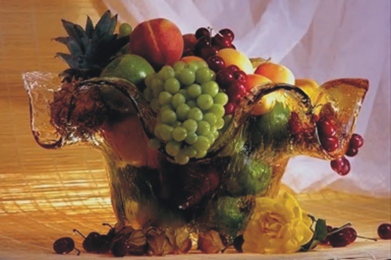 Красивые вазы с фруктами