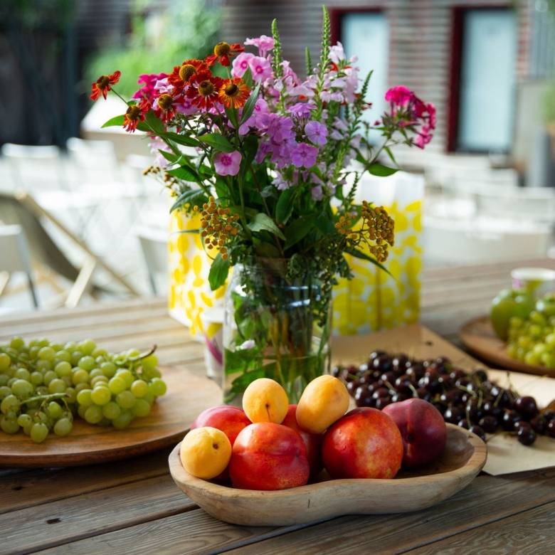 Фрукты и цветы Эстетика