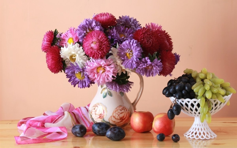 Осенний букет астры Дубки