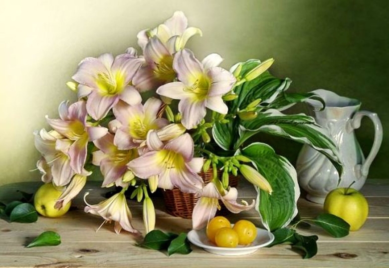 Ирина приходько фотонатюрморты с лилиями