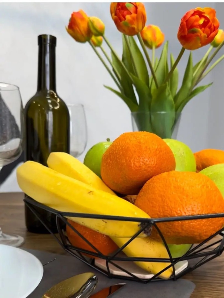 Фруктовница металлическая