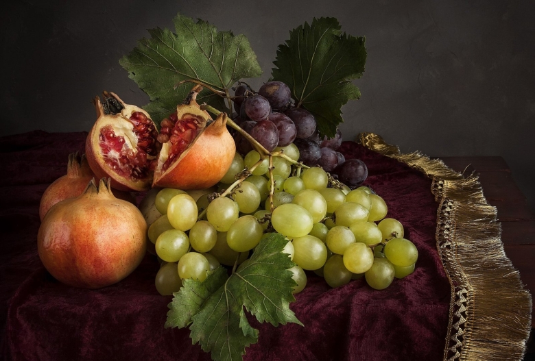 Лучано натюрморт виноград