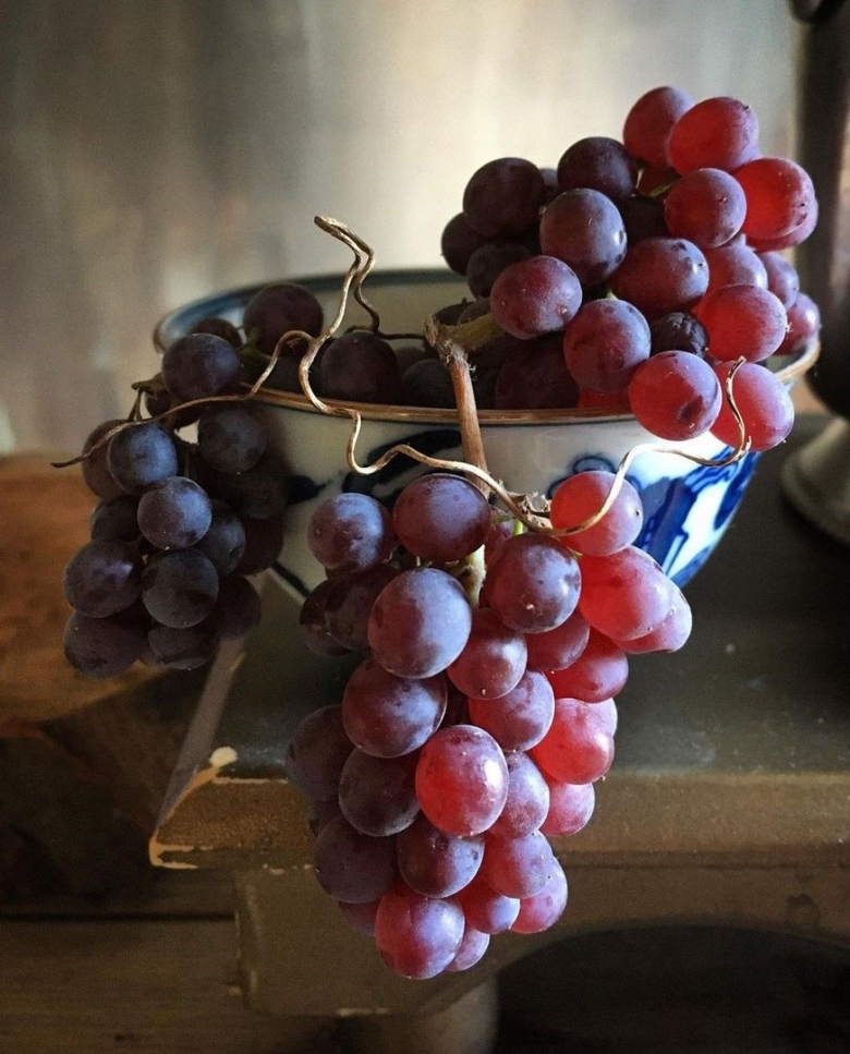 Виноград натюрморт