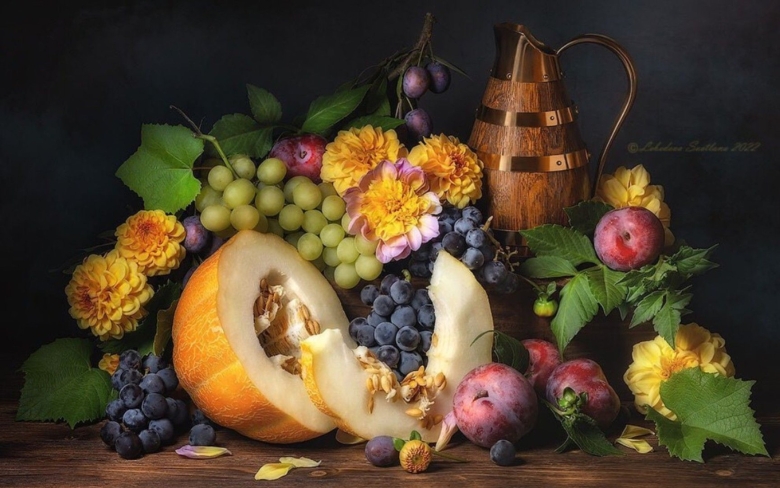 Натюрморт с дыней