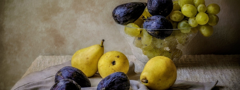 Натюрморт экзотические фрукты