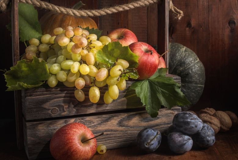 Натюрморт продукты