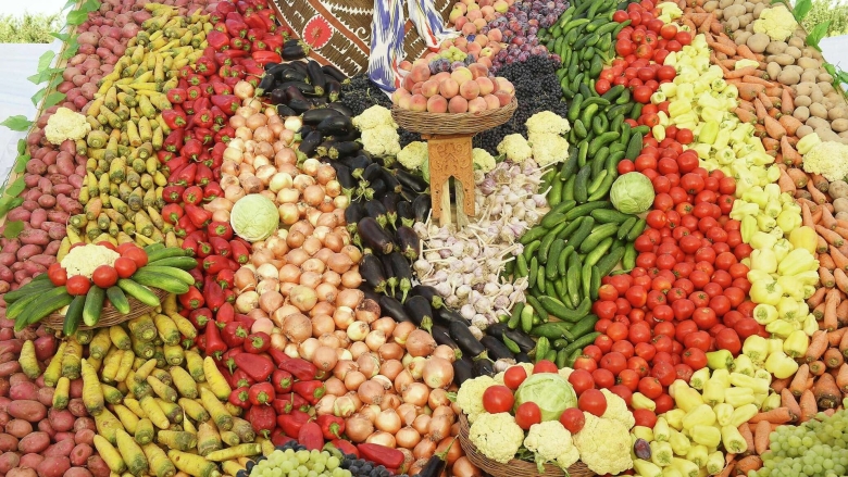 Ярмарка фрукт на шатре