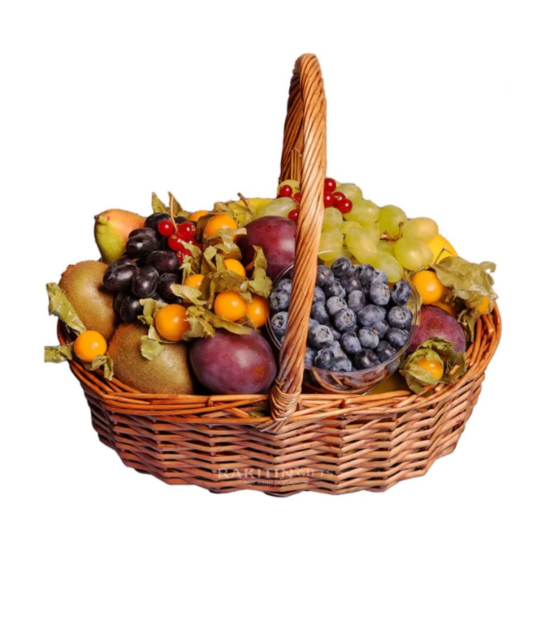 Корзина с фруктами на подарок