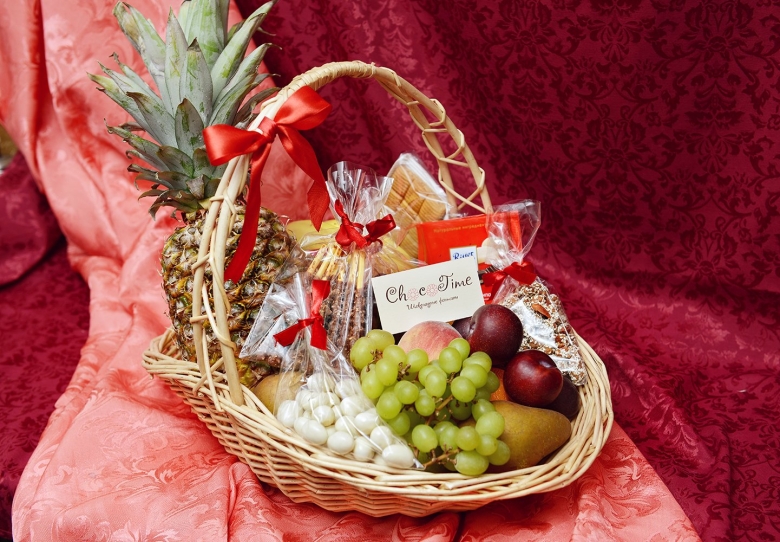 Фруктовая корзина на сватовство