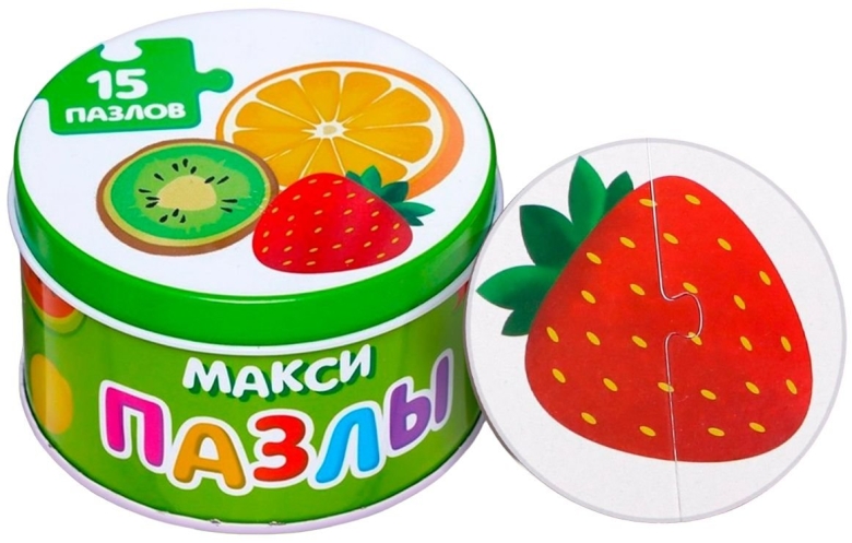Макси пазлы фрукты и овощи