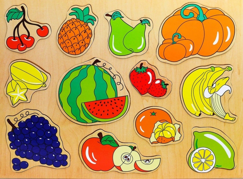 Фрукты для вырезания для детей