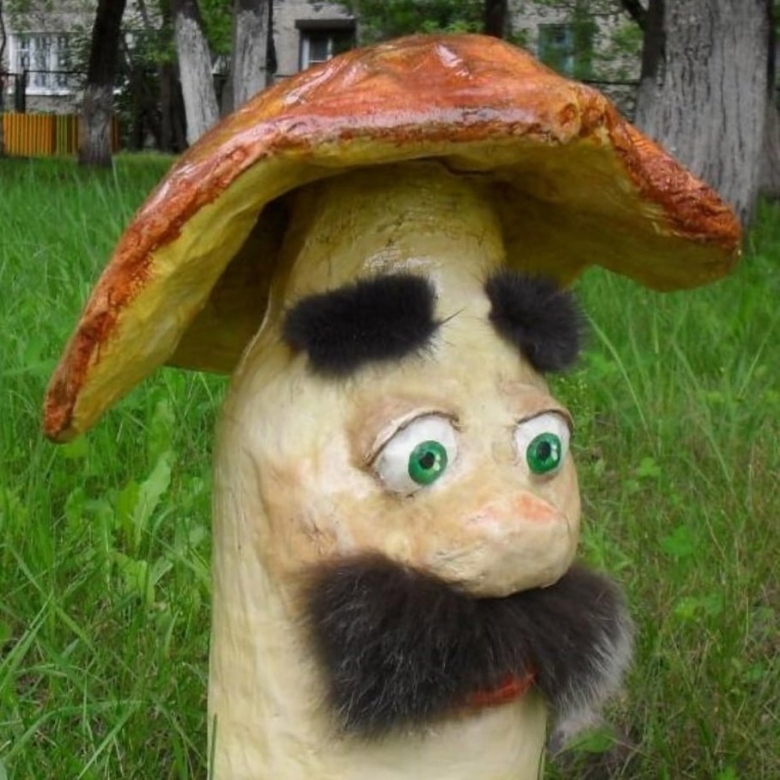 Боровики грибы папье маше