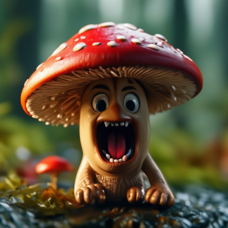 Гриб из мультика