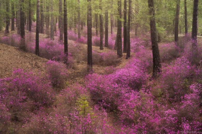 Рододендрон Даурский Забайкалье