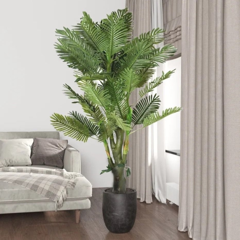 Искусственные пальмы для домашнего интерьера